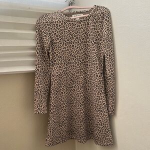 Derek Heart Leopard Print Kids Casual Dress